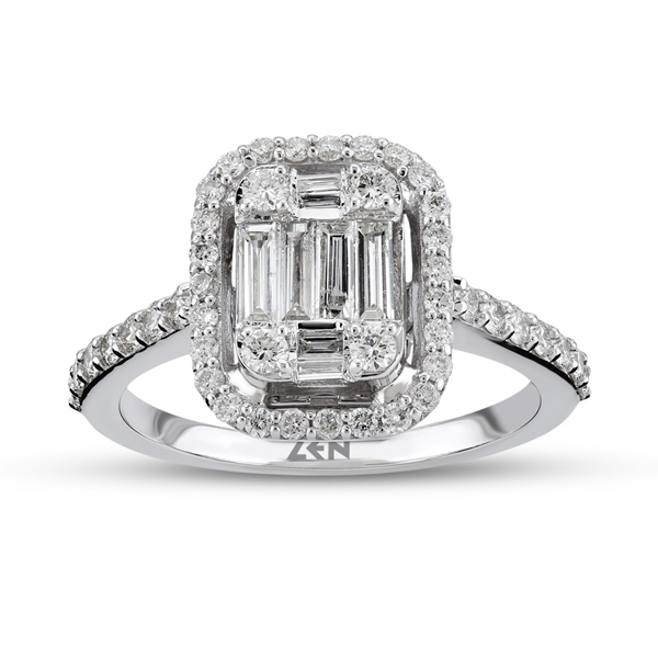 0,73ct Baguette Diamond Ring